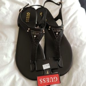 NWOT Guess Carmela T Strap Sandals